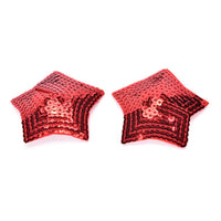 1 Or 2 Pair Women Sexy Sequin Nipple Covers With Tassels Heart Shape Nipple Stickers Pasties