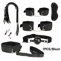 Dildo Vibrator Anal Plugs Handcuffs Whip Nipples Clip Blindfold Breast Pump BDSM Games Adult Sex Toys Kit For Couples Toy Chest