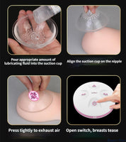 Nipple Sucker Sucking Massager Double-suction Sex Toys For Female G-spot Breast Enhancement Teasing Chest Clip