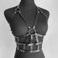 Leather harness gear For Women Bondage Garter Harness Belt Sex Toy Adjustable Suspenders Erotic Lingerie