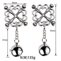 27 Styles Weight Balls Clips Torture Play Metal Nipple Clamps Breast Bondage Restraints Accessory BDSM Fetish Sex Toy For Women - Ships From US