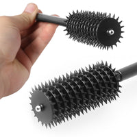 Spiked 12 Row Roller Spiked Wartenberg Pinwheel BDSM Torture Tool Sex Toys for Couple