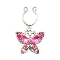 2Pcs Butterfly Nipple Rings Jewelry