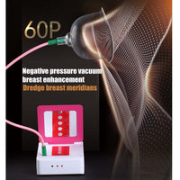 Chest Massage Machine Negative Pressure Vacuum Breast Cup Liposuction Device for Chest Enlargement Enhance A/B/C/D Cup