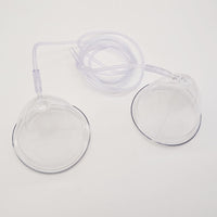2pcs Replacement Enhancer Massage Cup 210ml/180ml/150ml/120ml Breast Enlargement Cupping Hip Lifting Buttock Vacuum Pump Suction Replacement Enhancer Massage Cup