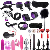 Adult Fetish Bdsm Toy Anal Plug Nipple Clamps Sex Games Whip Bdsm Toy Chest - Ships From US