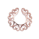 1PC Women Sexy Fake Nipple Ring Surgical Steel Non Piercing Fashion Ring Body Jewelry Accessories